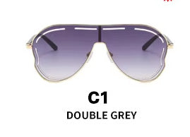 Oversized UV400 Pilot Sunglasses for Women – Lightweight, Stylish, Protective