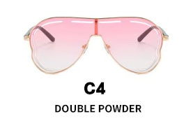 Oversized UV400 Pilot Sunglasses for Women – Lightweight, Stylish, Protective