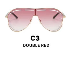 Oversized UV400 Pilot Sunglasses for Women – Lightweight, Stylish, Protective