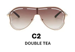 Oversized UV400 Pilot Sunglasses for Women – Lightweight, Stylish, Protective
