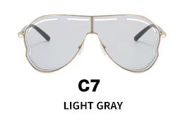 Oversized UV400 Pilot Sunglasses for Women – Lightweight, Stylish, Protective