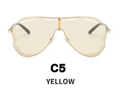 Oversized UV400 Pilot Sunglasses for Women – Lightweight, Stylish, Protective